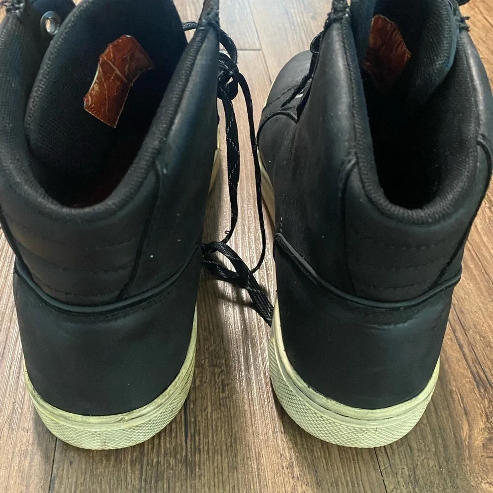 HARLEY DAVIDSON Black High-Top Boots water boots  9